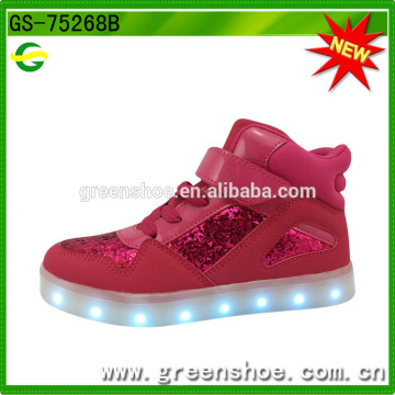 Hot selling popular nice design led light kids shoes