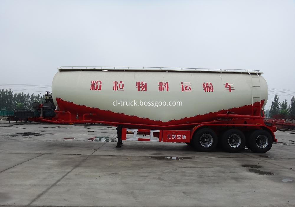 3 axle powder material transport vehicle