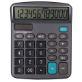 Energia solar 12 dígitos calculadora de mesa com botão grande
