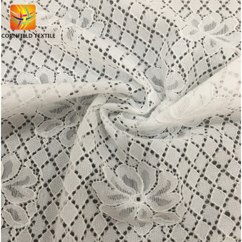 Wonderful air permeable lace fabric for dress making