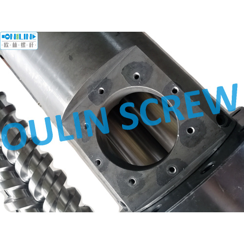 110/28 Twin Parallel Screw Barrel for PVC Extrusion