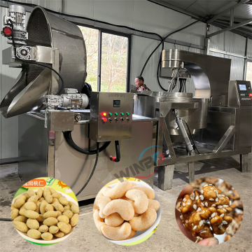 Commercial Nut Processing Machine: Roasting, Frying, and Making Automated Line