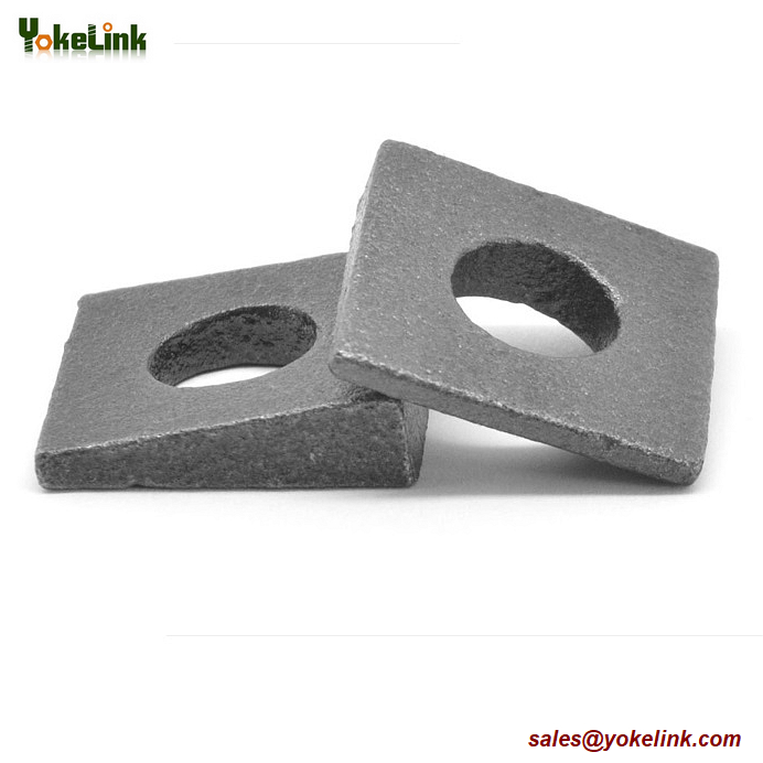 Șaibă din fontă maleabilă pătrată teșită 3/4
