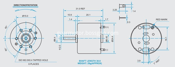 3RF310 DC MOTOR