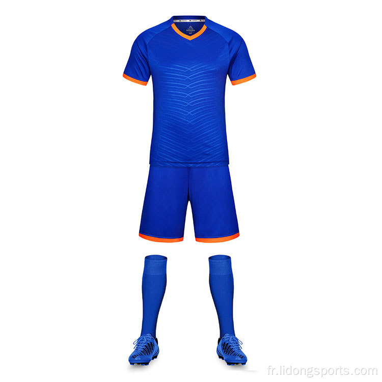 Maillot de football de football 100% polyester personnalisé