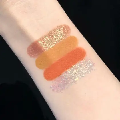 New 4 Color Eye Shadow Palette Glitter Pearlescent Eye Shadow Waterproof Big Sequin Eye Shadow Eye Makeup Products TSLM1