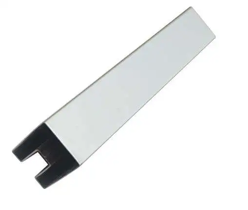 SS316 Stainless Steel Rectangle Oval Single Slot Tube