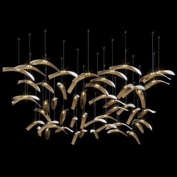 Modern Luxury LED Chandelier for Hotel Lobby and Hall Decor