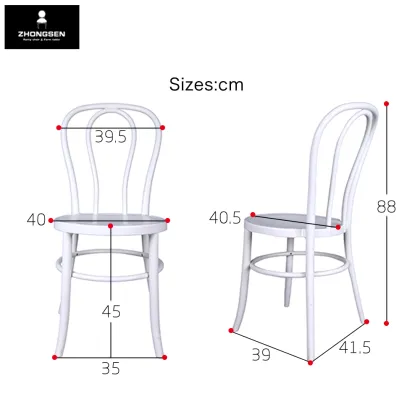 Wholesale Luxury Plastic PP Resin Thonet Chairs for Weddings and Events