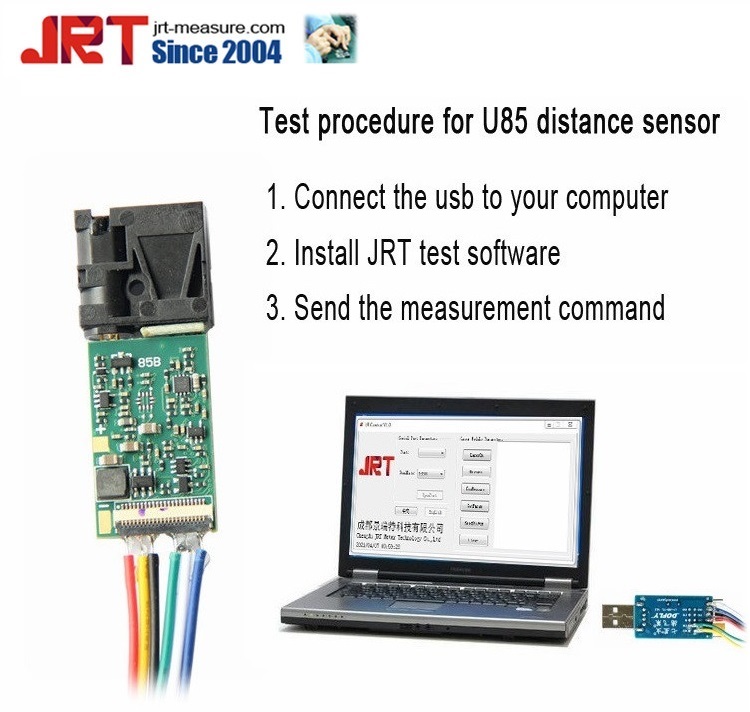 Laser Distance Sensor NEW Serial Port Test Software