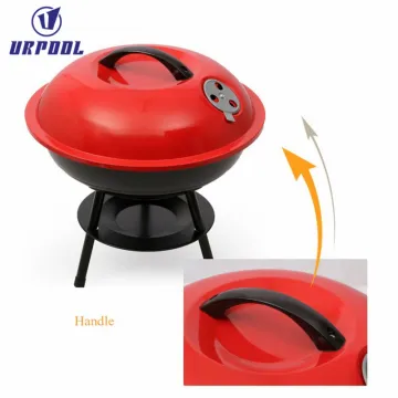 Korean Stainless Steel BBQ Grill Smoker Kit with 14 Barbecue Accessories