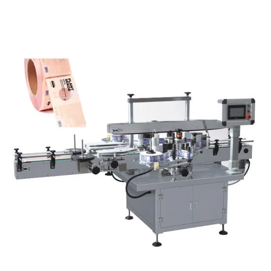 High Efficiency Boston Round Bottle and Square Flat Adhesive Sticker Labeling Machine for Pet Products