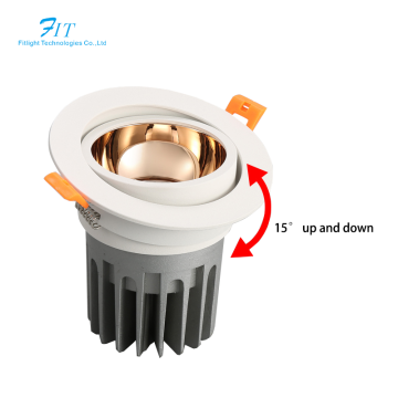 Dali Dimmable UGR <7 19 19 Αντι-Glare Flicker Flicker 25W LED Downlight