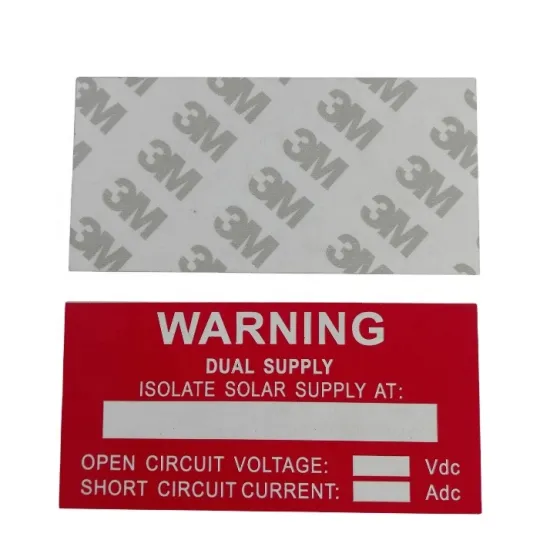 Solar Warning Labels: PV Warning Stickers Compliant with 2021 Australian Market Standards