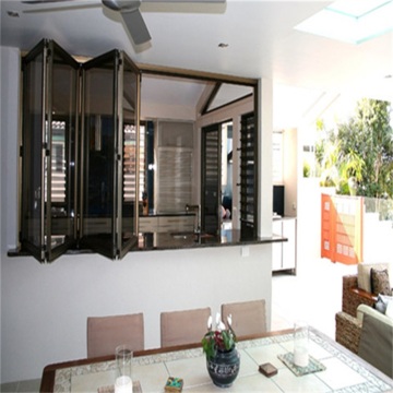 Aluminum Clear Glass Folding Window Display Window