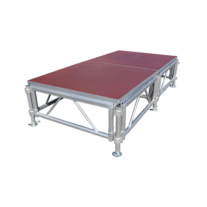 منصة متنقلة من سبائك الألومنيوم مع تجميع سريع