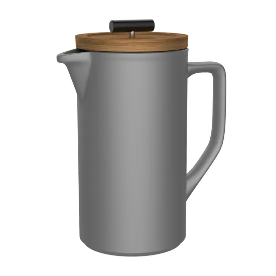 DHPO High-Fired Ceramic French Press Coffee Maker with 304 Stainless Steel Plunger