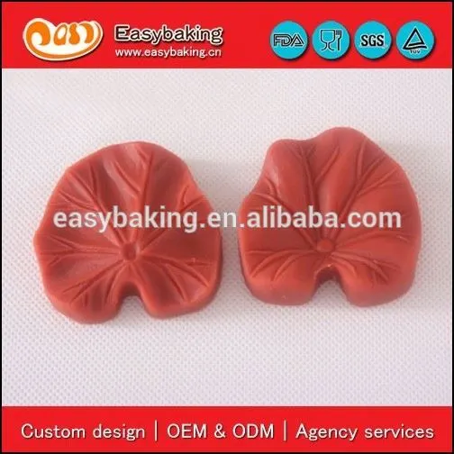 Customized veiner silicone molds leaf for sugarcraft and fondant cake decoration