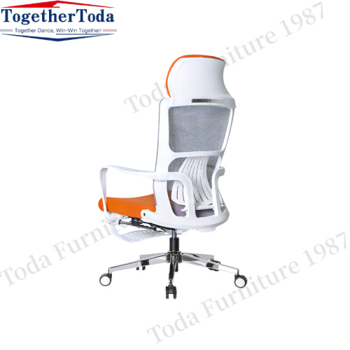 Cadeira de escritório de malha de alta traseira executiva com apoio de cabeça