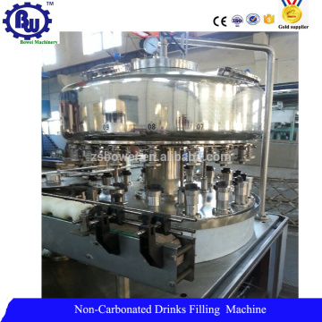 Gas Soft Drinks Packaging/Aluminum Can Filling Machine with Liquid Nitrogen Injection