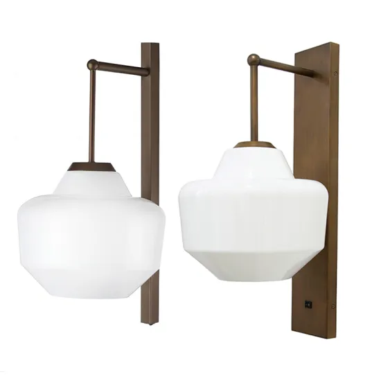 UL Listed Fairfield Inn Headboard Nightstand with Acrylic Shade