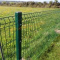 PVC coated roll top welded mesh panel fence