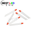 3 mm doorlopende LED Rode diffuse LED Hoge helderheid