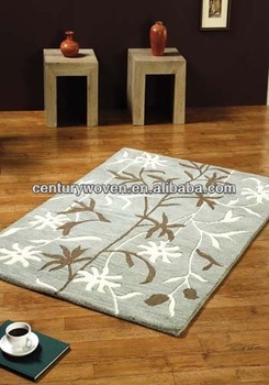 wollen hand tufted carpet