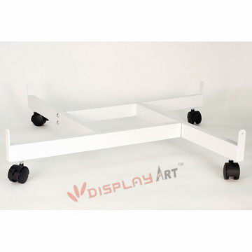 gridwall rack base with castors