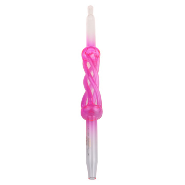 Factory direct high quality hookah accessories wholesale pink long glass tube