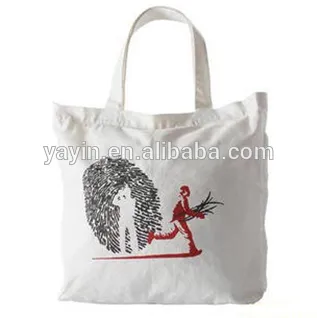 White cotton totes