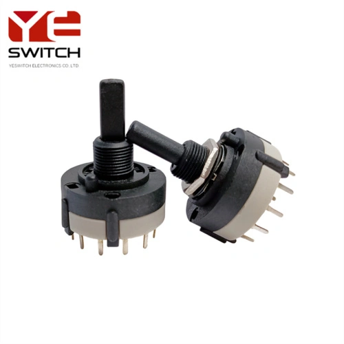 Switch - Rotary, 1 Pole, 12 Positions, 1/4 Shaft | CE Distribution