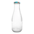 1L 1000ml de ancho Botella de jugo de vidrio