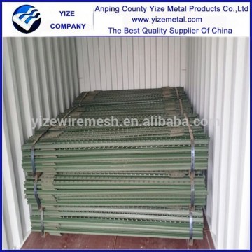 1.25LB/FT 7FT Green Painted Studded T Post Wholesale/ T Post with spade