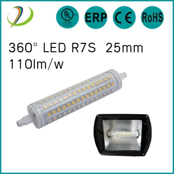 UL CUL list led r7s 135mm 12w dimmable r7s lamp