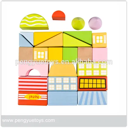 preschool educational toys wooden blocks toys for children