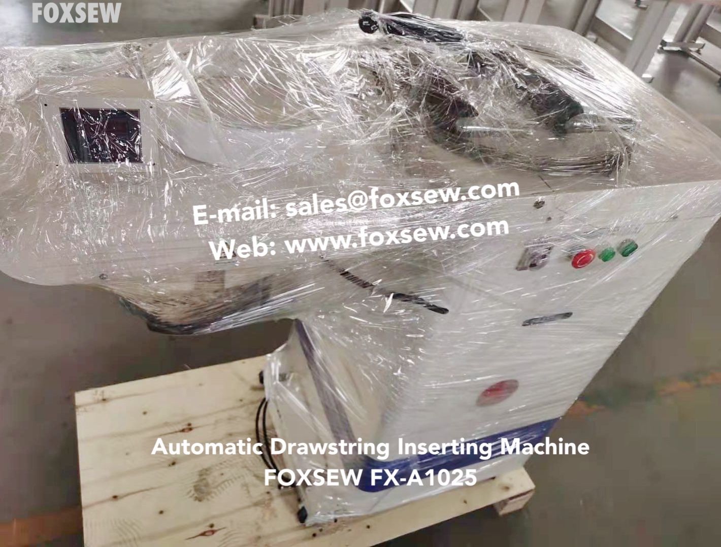 Automatic Drawstring Cord Inserting Machine FOXSEW FX-A1025 -2