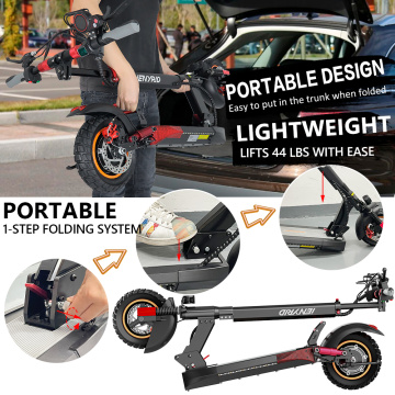 USA UK EU in Stock Electric Scooter with Seat 10" Off Road Tires Foldable E Scooter