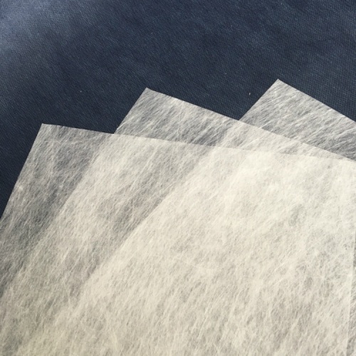 100% poliester panas fius nonwoven interlining fabric