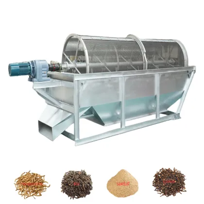 Automated BSF Larvae Processing and Screening Machine for Stainless Steel and Carbon Steel Compost Sieving