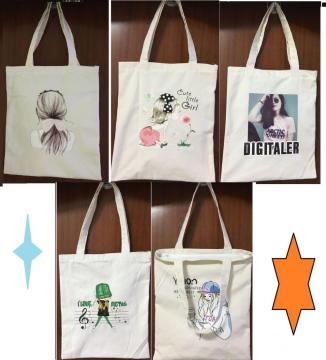 canvas tote girl bags