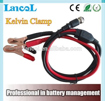 Kelvin clamp with cable for battery tester/ Connecting cable/Auto battery tester/Car battery tester