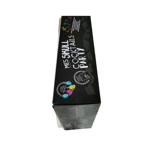 Glossy PVC window custom corrugated paper box