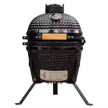GFTOP Ceramic BBQ Charcoal Kamado Grill with Thermometer
