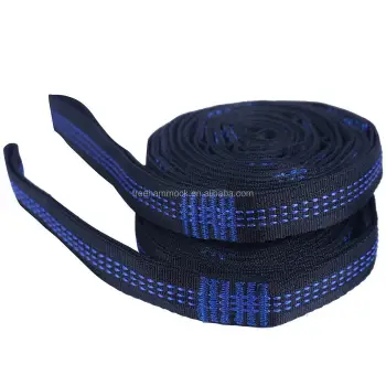 Golden Fox: High-Quality 1000D Polyester Webbing Tree Straps for Hammocks with Adjustable Loops