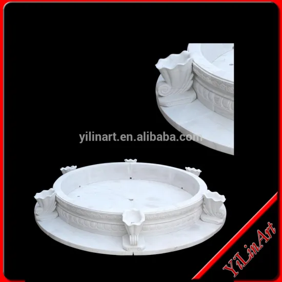 white stone fountain water pool