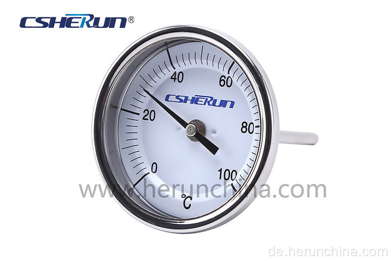 Bewegung des Bimetall-Thermometer-Manometers