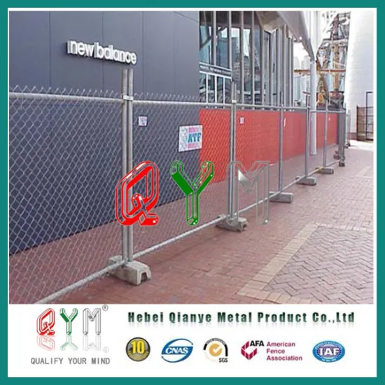Qym Temporary Chain Link Fence / Temp Barricade Fence Panel