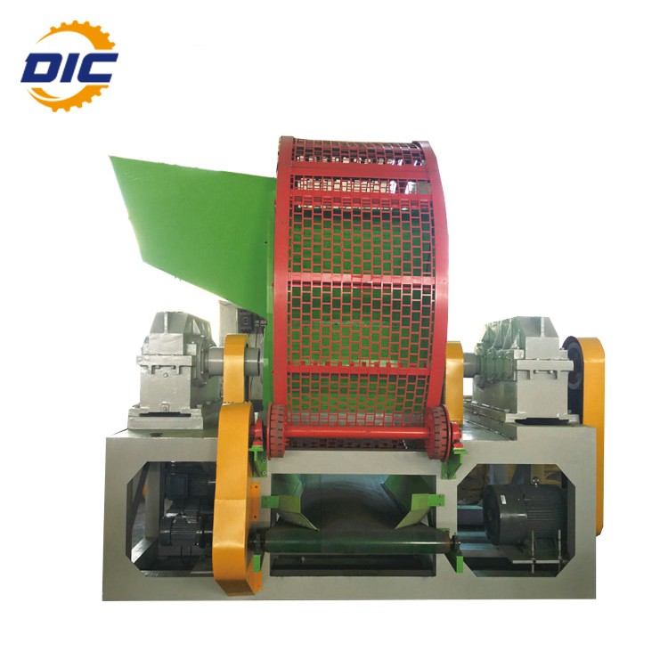 CE Standard Waste Tire Shredder Machine