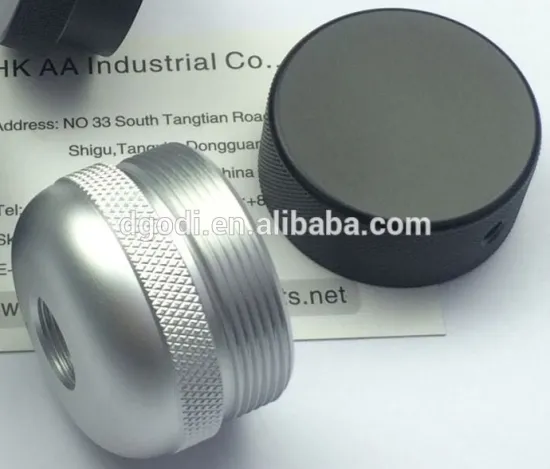 custom China made Volume Knurled Brushed Aluminum Knob Amp Knobs